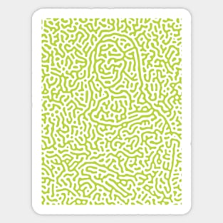 Abstract Mona Lisa Sticker